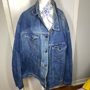 Oversized denim jacket